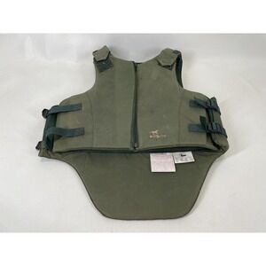 Intec Flex Rider Adult‎ Equestrian Rider Safety Vest Medium 36 Green